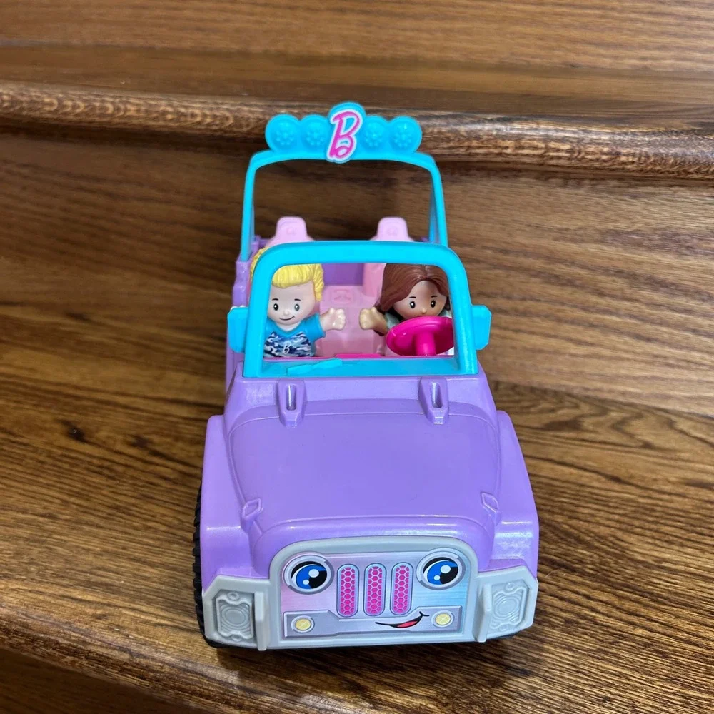 Fisher-Price Little People‎ Barbie Beach Cruiser Kids Purple Jeep HJW77 sounds